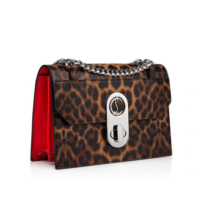 Evening Bags Christian Louboutin Elisa Small Creative Piele Evening Bags Dama Maro Rosii Argintii | RO20493