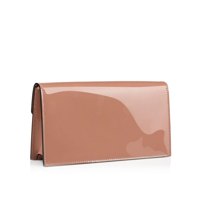 Evening Bags Christian Louboutin Loubi54 Clasici Piele Evening Bags Dama Bej Argintii | RO39332