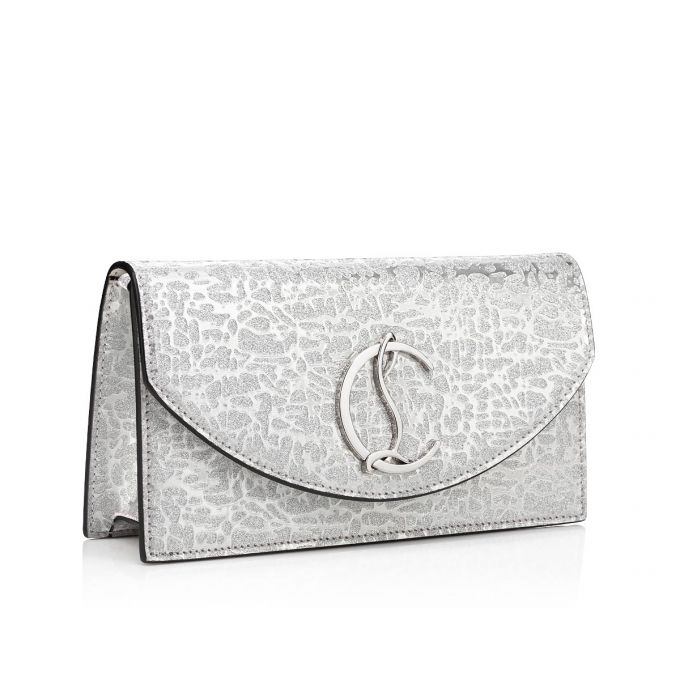 Evening Bags Christian Louboutin Loubi54 Creative Piele Evening Bags Dama Argintii | RO74350