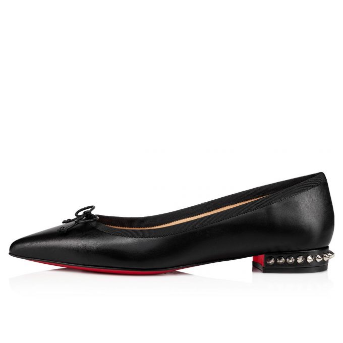 Flats Christian Louboutin Hall 000 Version Nappa Flats Dama Negrii | RO91757