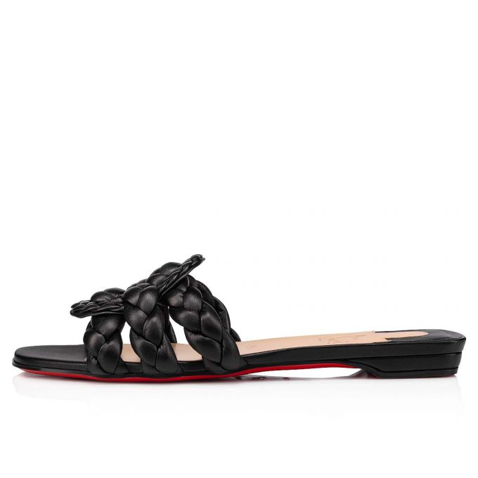 Flats Christian Louboutin Marmela Nappa Flats Dama Negrii | RO84001