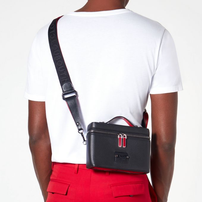 Geanta Messenger Christian Louboutin Kypipouch Small Clasici Piele Messenger Bags Barbati Negrii | RO43868