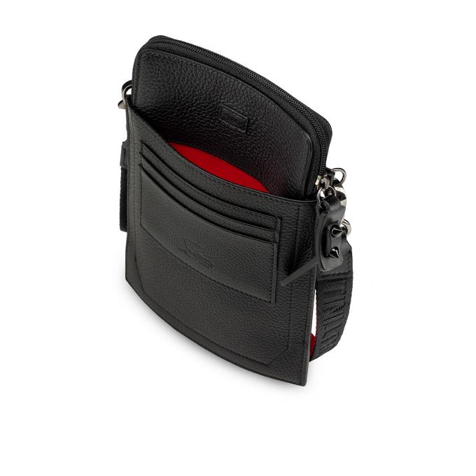 Geanta Messenger Christian Louboutin Loubilab Clasici Piele Messenger Bags Barbati Negrii | RO00895