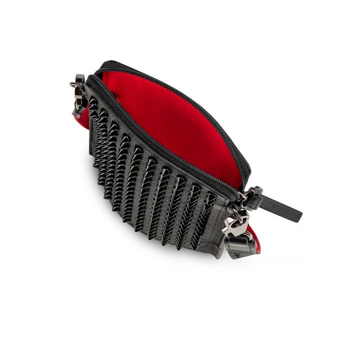 Geanta Messenger Christian Louboutin Loubilab Clasici Piele Messenger Bags Barbati Negrii | RO00895