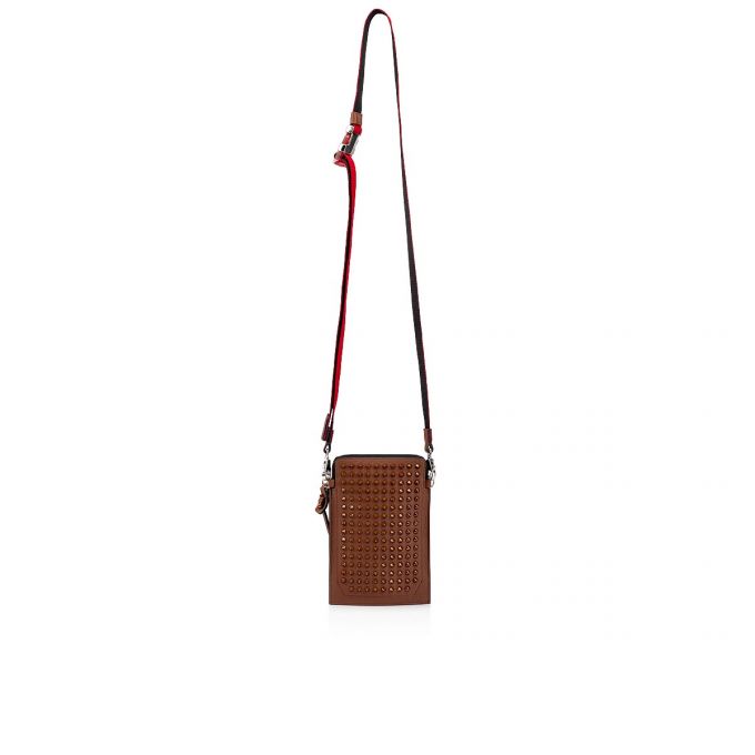 Geanta Messenger Christian Louboutin Loubilab Clasici Piele Messenger Bags Barbati Maro | RO02653