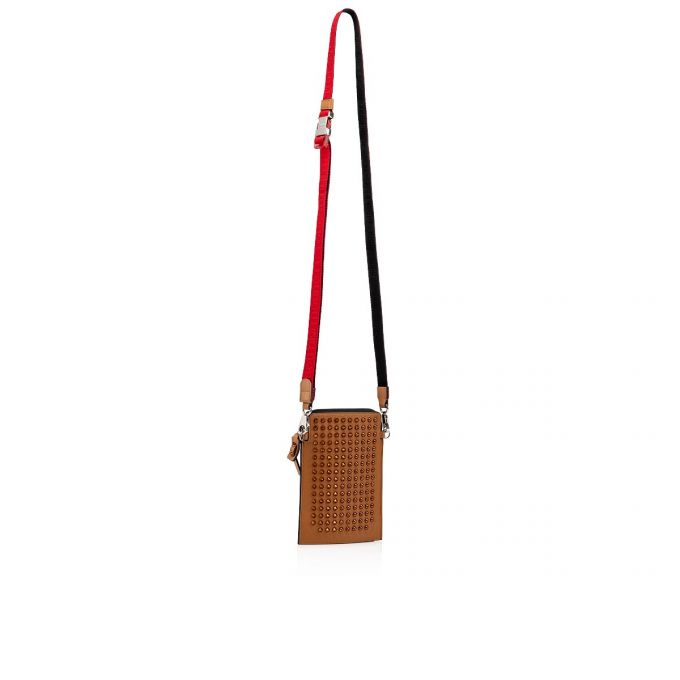 Geanta Messenger Christian Louboutin Loubilab Clasici Piele Messenger Bags Barbati Maro | RO27301