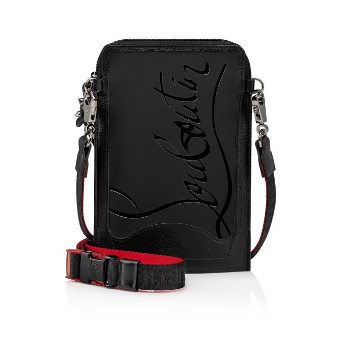 Geanta Messenger Christian Louboutin Loubilab Gomme Messenger Bags Barbati Negrii | RO51978