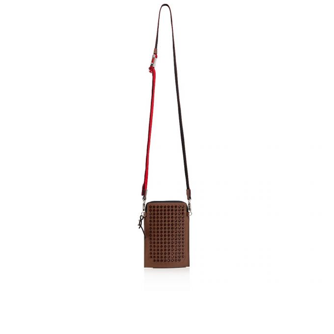 Geanta Messenger Christian Louboutin Loubilab Clasici Piele Messenger Bags Barbati Maro | RO73081