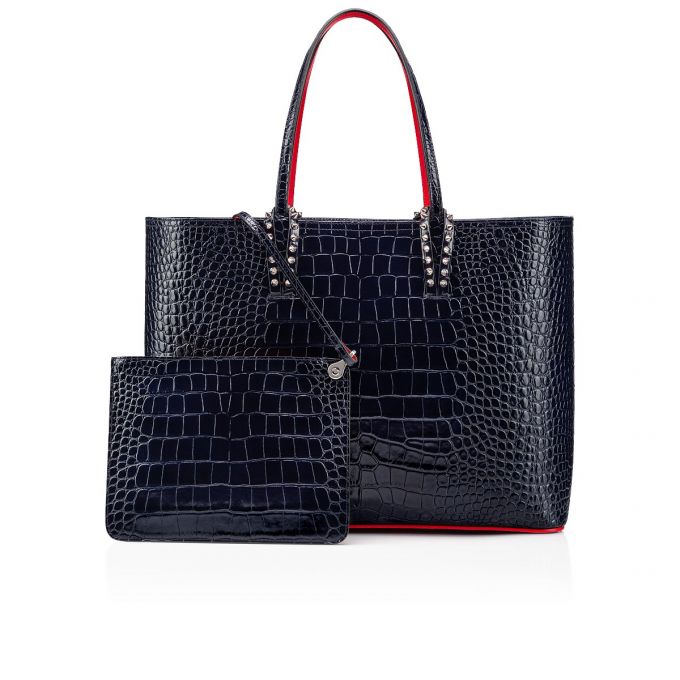 Geanta Tote Christian Louboutin Cabata Creative Piele Tote Bags Dama Albastri | RO97081