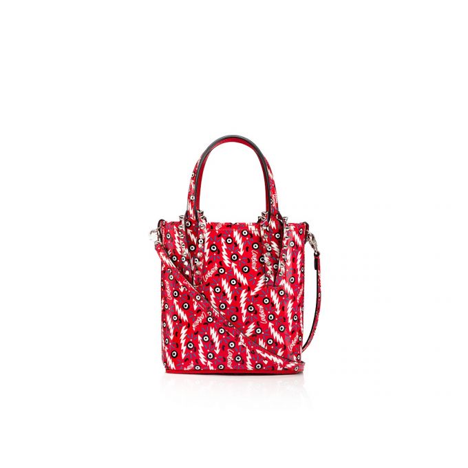 Geanta Tote Christian Louboutin Cabata N/S Mini Creative Piele Tote Bags Dama Rosii | RO99967