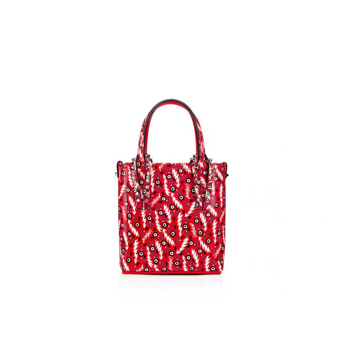 Geanta Tote Christian Louboutin Cabata N/S Mini Creative Piele Tote Bags Dama Rosii | RO99967