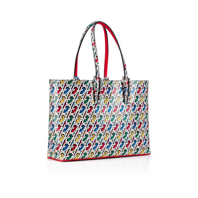 Geanta Tote Christian Louboutin Cabata Small Creative Piele Tote Bags Dama Colorati | RO30197