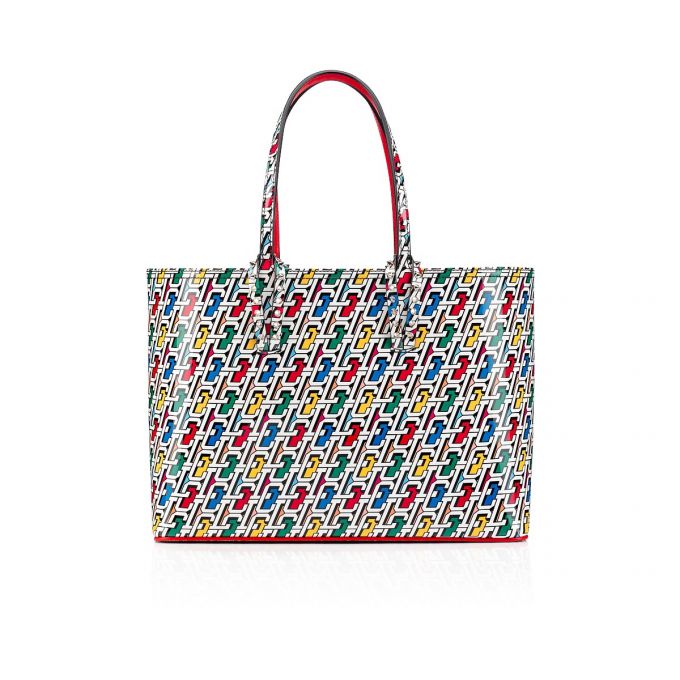 Geanta Tote Christian Louboutin Cabata Small Creative Piele Tote Bags Dama Colorati | RO30197