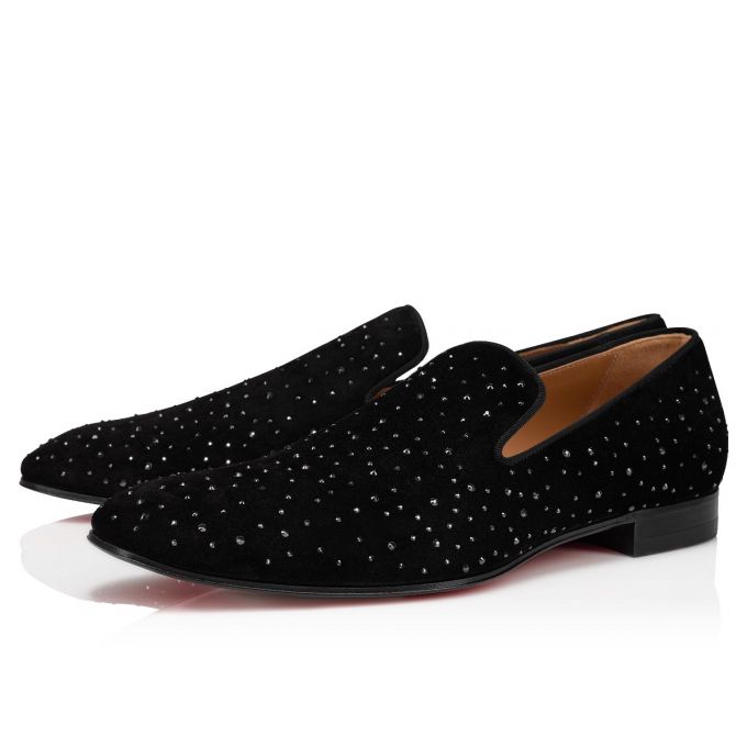 Loafers Christian Louboutin Dandelion Creative Piele Loafer Barbati Negrii | RO48849