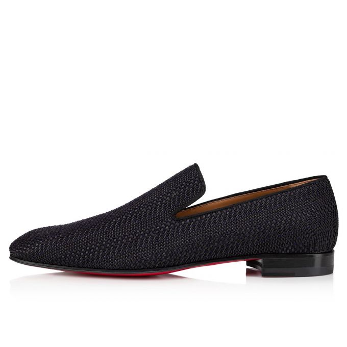 Loafers Christian Louboutin Dandelion Creative Fabric Loafer Barbati Negrii | RO78644