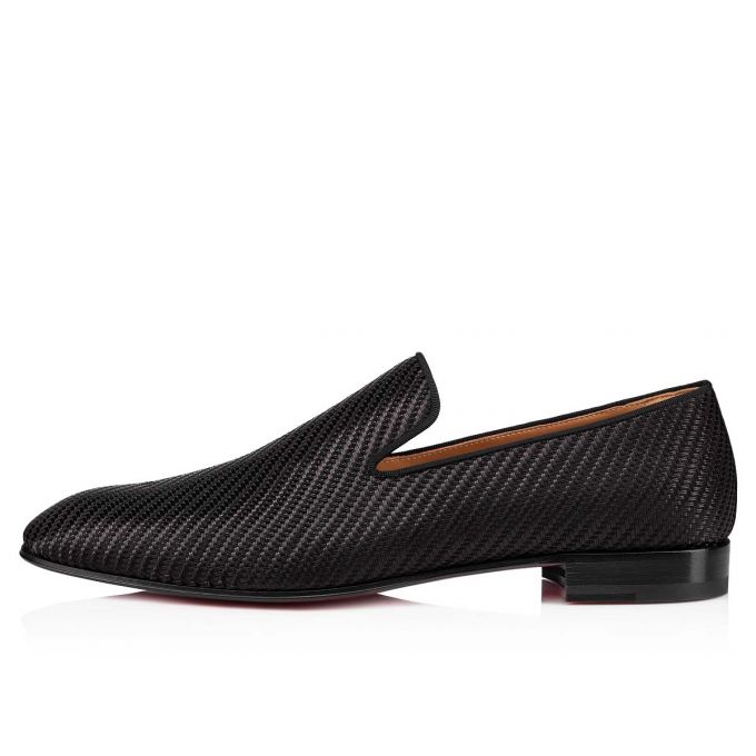 Loafers Christian Louboutin Dandelion Fabric Loafer Barbati Negrii | RO69745