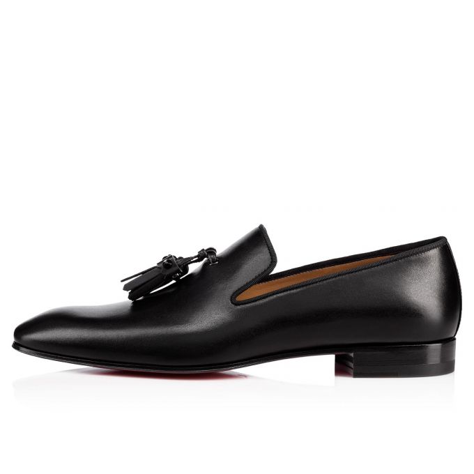 Loafers Christian Louboutin Dandelion Tasse 000 Calf Loafer Barbati Negrii | RO69106