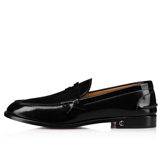 Loafers Christian Louboutin No Penny Calf Loafer Barbati Negrii | RO48290