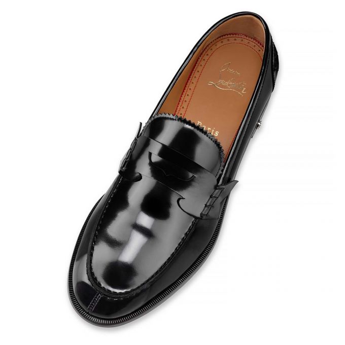 Loafers Christian Louboutin No Penny Calf Loafer Barbati Negrii | RO48290