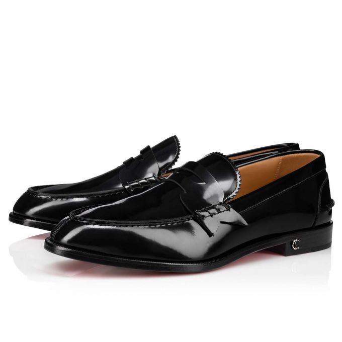 Loafers Christian Louboutin No Penny Calf Loafer Barbati Negrii | RO48290