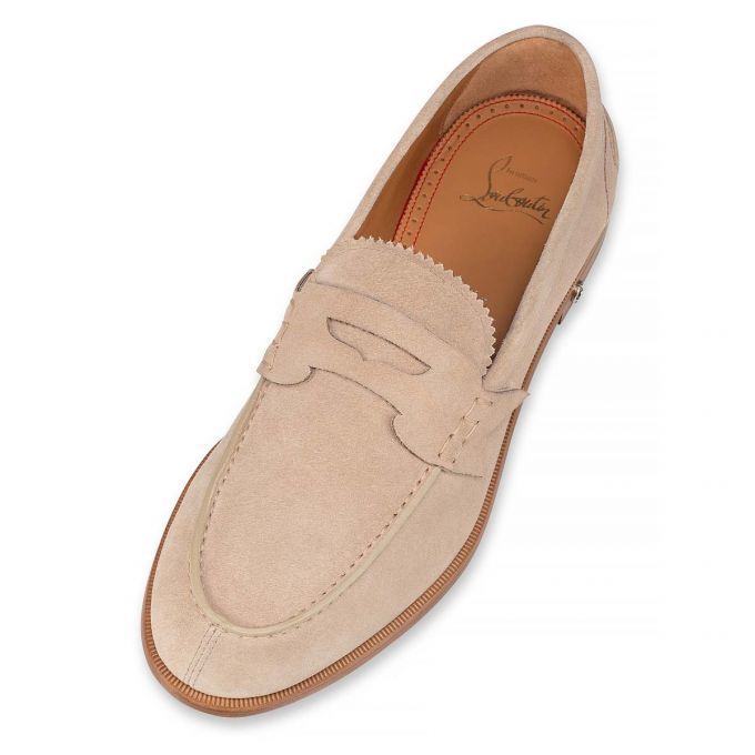 Loafers Christian Louboutin No Penny Calf Loafer Barbati Gri | RO60310