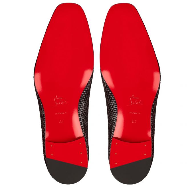 Loafers Christian Louboutin Rivalion Dark Creative Piele Loafer Barbati Maro Inchis | RO39581