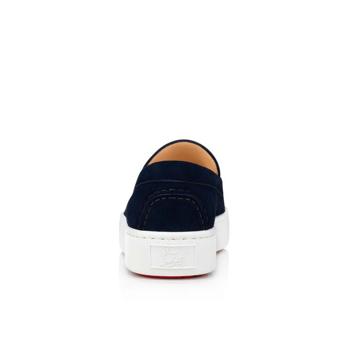 Mocasini Christian Louboutin Paqueboat Calf Barca Shoes Barbati Albastri | RO76349