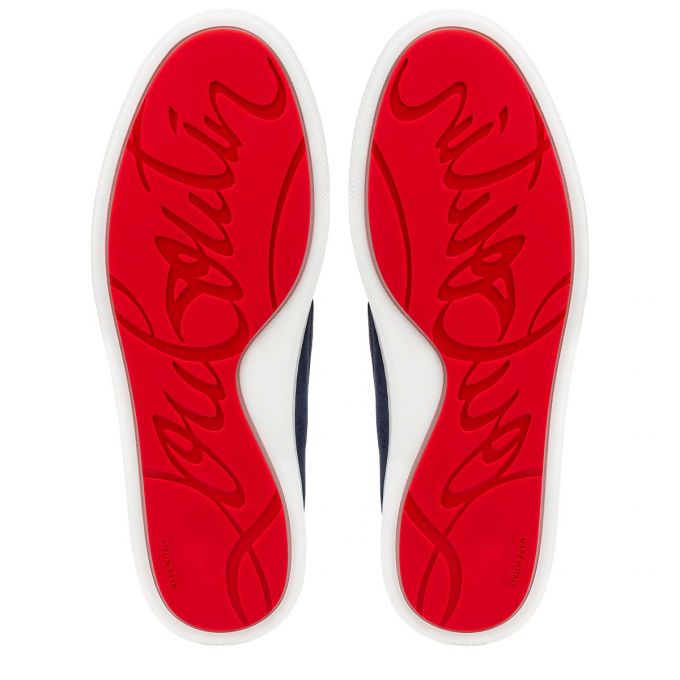 Mocasini Christian Louboutin Paqueboat Calf Barca Shoes Barbati Albastri | RO76349