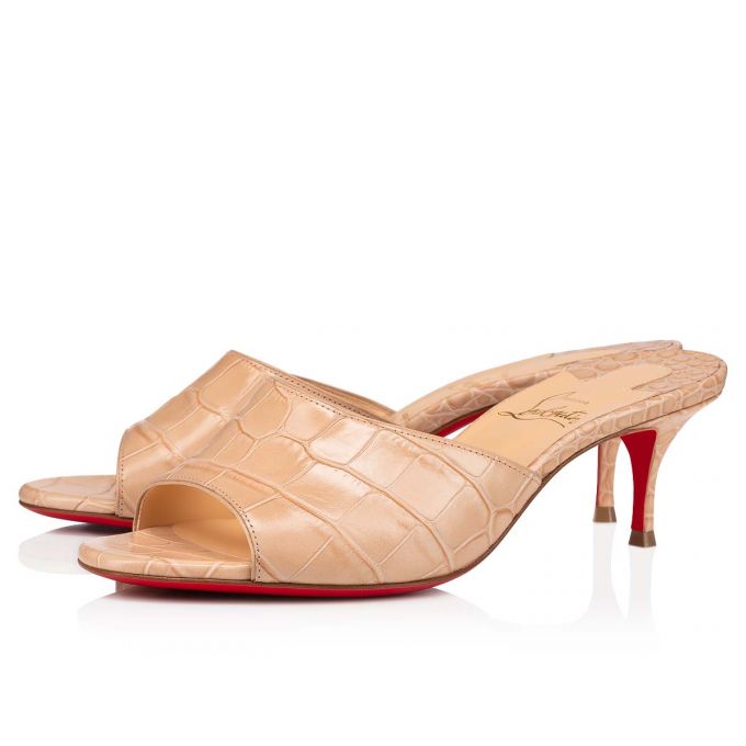 Mules Christian Louboutin East Mule 55 Calf Mules Dama Maro | RO36449