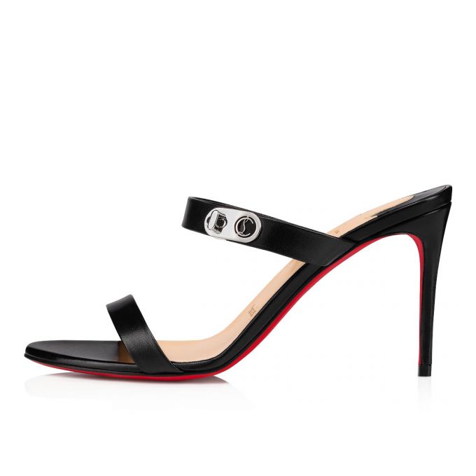 Mules Christian Louboutin Lock Me 85 Mules Dama Negrii | RO35438