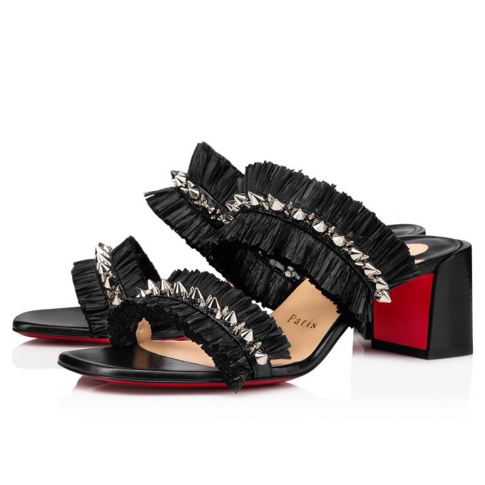 Mules Christian Louboutin Marivodou 55 Mules Dama Negrii | RO14207