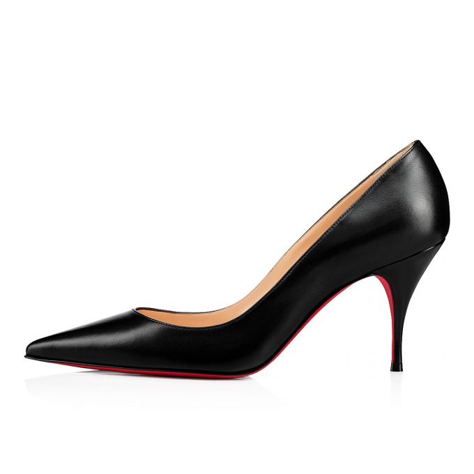 Pantofi Cu Toc Christian Louboutin Clare 080 80 Nappa Piele Pumps Dama Negrii | RO23599