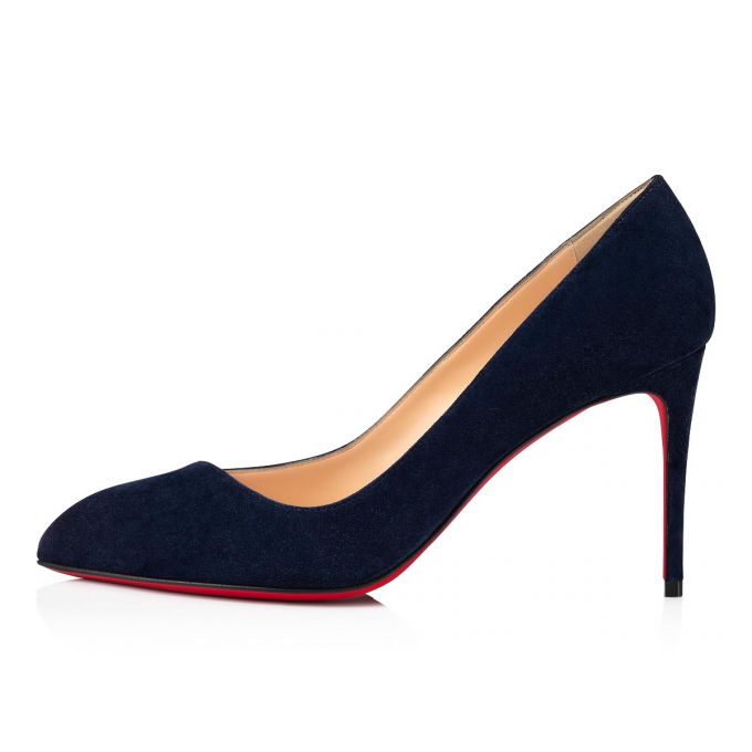 Pantofi Cu Toc Christian Louboutin Corneille 085 85 Nocturne Veau Velours Pumps Dama Negrii | RO21797