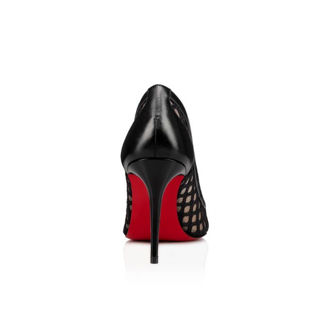 Pantofi Cu Toc Christian Louboutin Galativi 85 Version Dantela Pumps Dama Negrii | RO34942