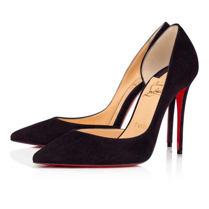 Pantofi Cu Toc Christian Louboutin Iriza 100 100 Veau Velours Pumps Dama Albastri | RO03593