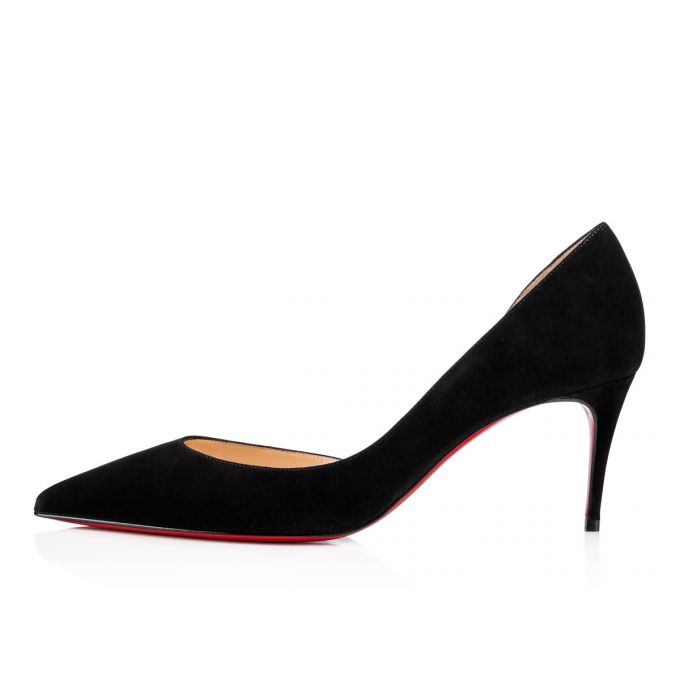 Pantofi Cu Toc Christian Louboutin Iriza 070 70 Veau Velours Pumps Dama Negrii | RO44965