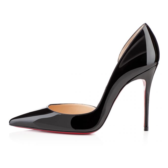 Pantofi Cu Toc Christian Louboutin Iriza 100 100 Lacuita Pumps Dama Negrii | RO56447