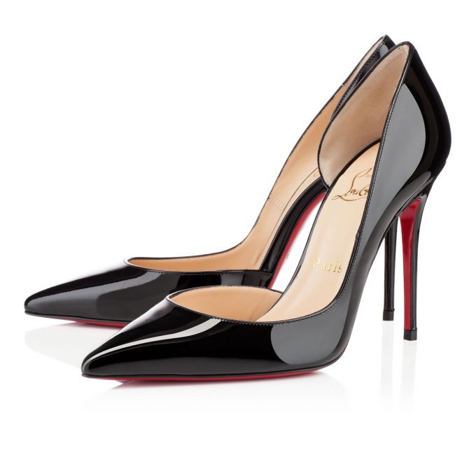 Pantofi Cu Toc Christian Louboutin Iriza 100 100 Lacuita Pumps Dama Negrii | RO56447