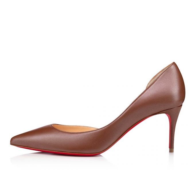 Pantofi Cu Toc Christian Louboutin Iriza 70 Nappa Pumps Dama Maro | RO92774