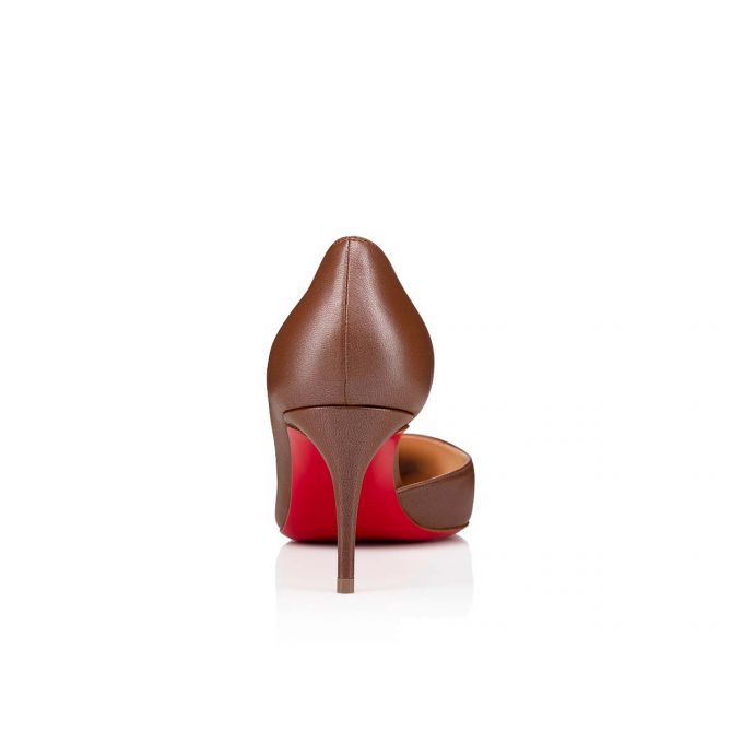 Pantofi Cu Toc Christian Louboutin Iriza 70 Nappa Pumps Dama Maro | RO92774