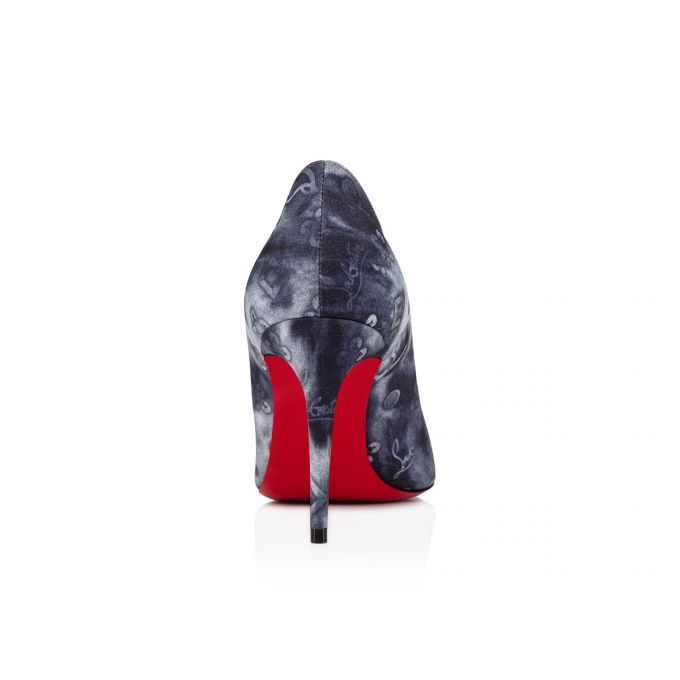 Pantofi Cu Toc Christian Louboutin Kate 85 Bumbac Pumps Dama Colorati | RO17602