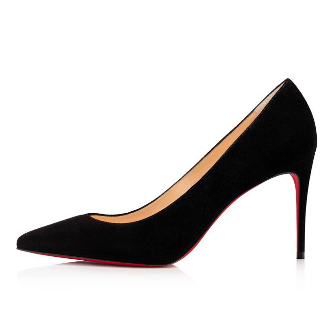 Pantofi Cu Toc Christian Louboutin Kate 085 85 Veau Velours Pumps Dama Negrii | RO75362