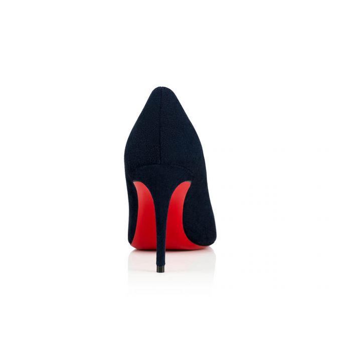 Pantofi Cu Toc Christian Louboutin Kate 085 85 Marine Veau Velours Pumps Dama Bleumarin | RO76314