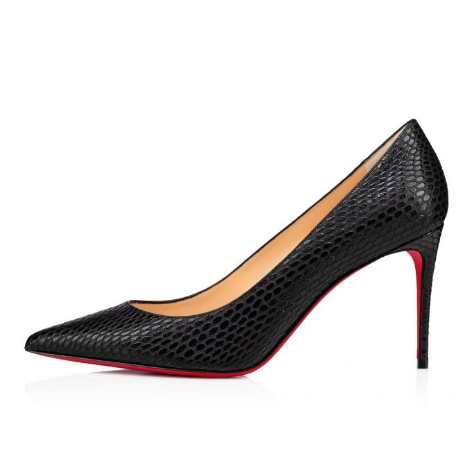 Pantofi Cu Toc Christian Louboutin Kate 85 Calf Pumps Dama Negrii | RO92392