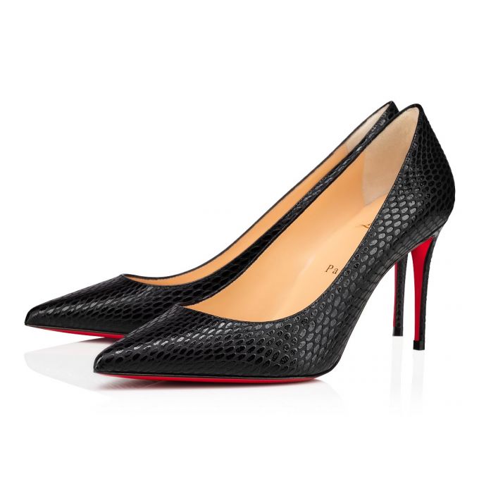 Pantofi Cu Toc Christian Louboutin Kate 85 Calf Pumps Dama Negrii | RO92392