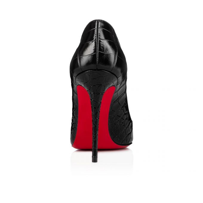 Pantofi Cu Toc Christian Louboutin Pigalle Follies 100 Calf Pumps Dama Negrii | RO15112