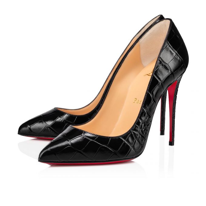 Pantofi Cu Toc Christian Louboutin Pigalle Follies 100 Calf Pumps Dama Negrii | RO15112