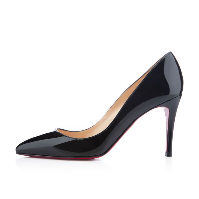 Pantofi Cu Toc Christian Louboutin Pigalle 085 85 Lacuita Pumps Dama Negrii | RO65363