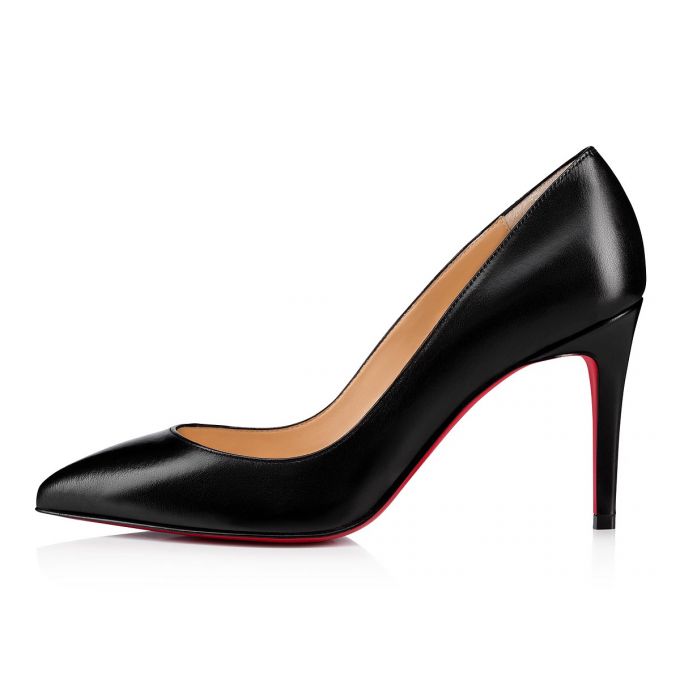 Pantofi Cu Toc Christian Louboutin Pigalle Nappa Shiny 85 Lambskin Pumps Dama Negrii | RO98108