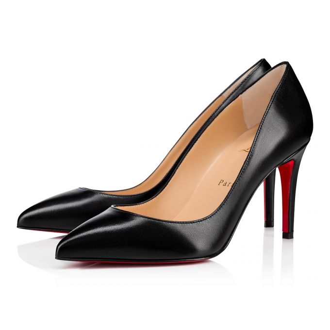 Pantofi Cu Toc Christian Louboutin Pigalle Nappa Shiny 85 Lambskin Pumps Dama Negrii | RO98108